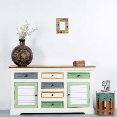 Akea Wooden Sideboard for Storage | buy crockery unit online | wood sideboard cabinet in India | JAE Furniture