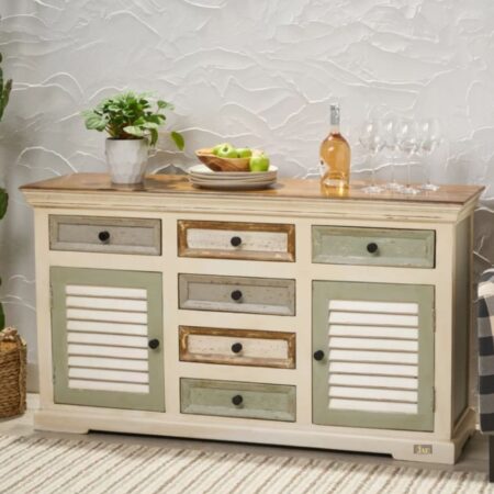 Akea Wooden Sideboard for Storage | buy crockery unit online | wood sideboard cabinet in India | JAE Furniture