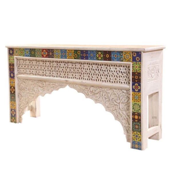 Onia Wooden Console Entryway Table | solid wood console table | table for living room online | Buy best console table online at best prices in India | JAE Furniture