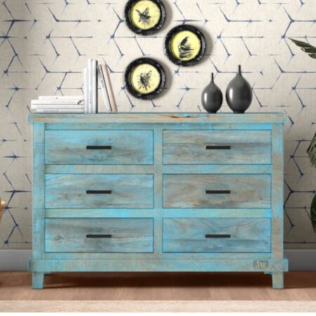 Tefea Wooden Carved Chest of Drawers Cabinet | buy wooden chest of drawers online | sideboard cabinet in India | bedroom storage furniture online in India | Living room furniture online in India | Wooden Storage Furniture | JAE Furniture
