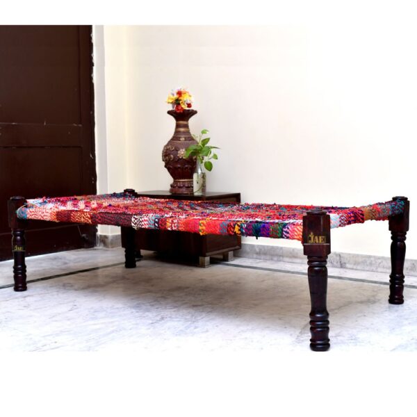 Rajasthani Wooden Khatiya Khaat (Multi) | wooden charpai khatiya online | JAE Furniture