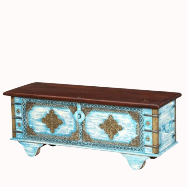 Jave Wooden Storage Trunk cum Coffee Table | wooden trunk box | wood coffee table | JAE Furniture