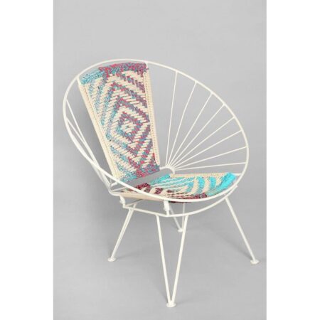 Jila Handwoven Metal Balcony Chair | Outdoor Chairs | JAE Furniture