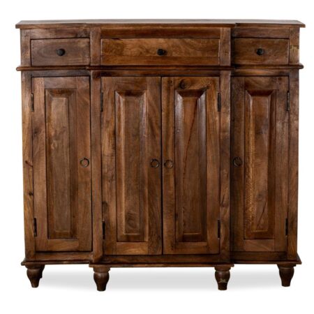 Harvey Wooden Cabinet Storage Unit (Walnut) | dining room sideboard online | buy wooden cabinet | JAE Furniture
