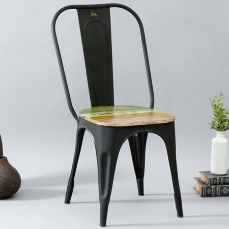 Tewa Patio Garden Chair (Black) | Outdoor chairs in India | JAE Furniture