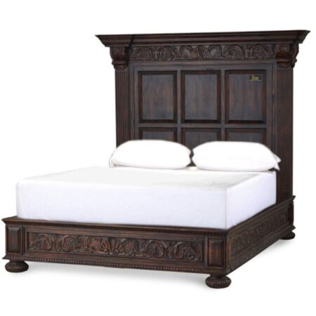 Luxury Wooden Designer Bed Online in India | wooden king size bed | JAE Furniture