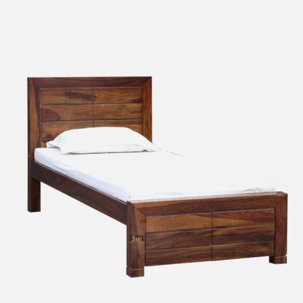 Single wooden on sale cot online shopping