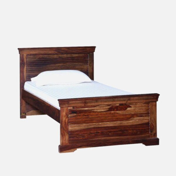 Awin Solid Wood Single Diwan Bed | best quality wooden single bed online | JAE Furniture