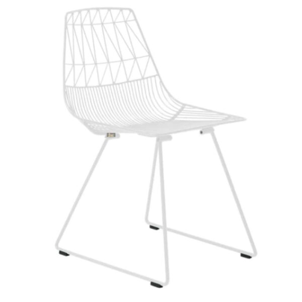 Tifa Metal Balcony Chair (White) | best outdoor chairs online | JAE Furniture