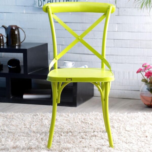 Cros Metal Garden Chair (Yellow) | patio chairs for outdoor garden | JAE Furniture