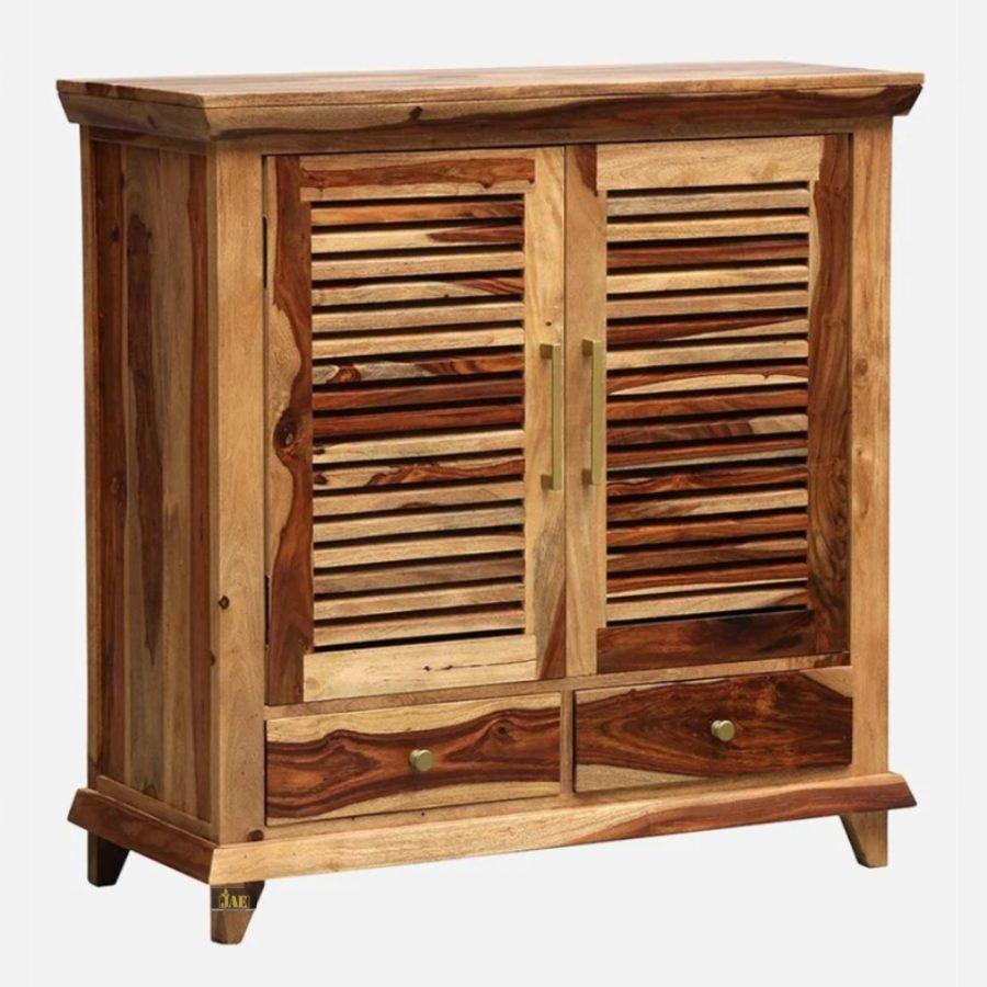 Invia Wooden Shoe Rack | buy wooden shoe rack online | wood sideboard cabinets | JAE Furniture