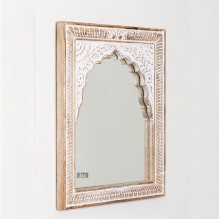 Sake Wooden Distress Antique Mirror Frame | best wood frame mirror online | JAE Furniture