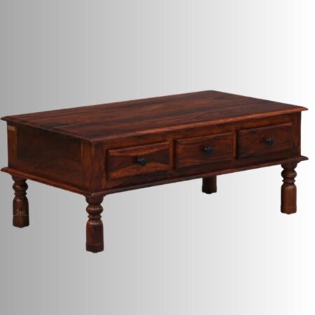 Sidhea Wooden Coffee Table with Drawers