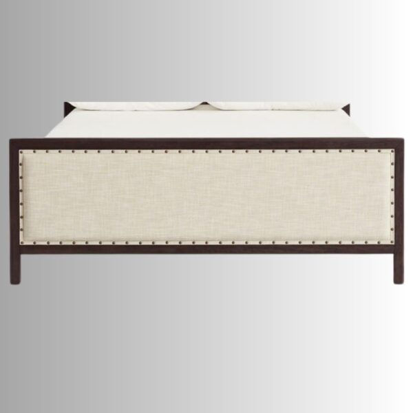 Esan Wooden Upholstered Fabric Upholstery Bed