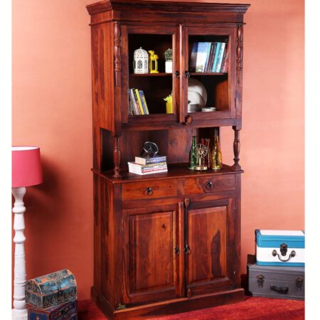 Tivan Wooden Storage Cupboard (Teak) | Buy Wooden Storage Furniture Online | Buy Wooden Almirah Online | Buy Wooden Wardrobe Online | Solid Wood Storage Furniture | JAE Furniture