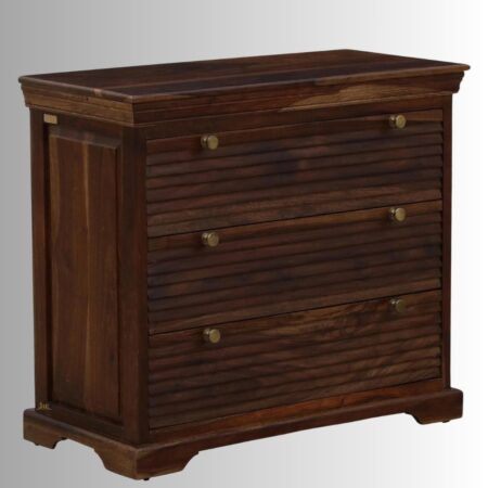 Pikan Wooden Chest of Drawers (Brown) | Buy Wooden Storage Furniture Online in India | Buy Wooden Chest of Drawers Online in India | Solid Wood Furniture | JAE Furniture