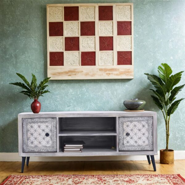 Sike Wooden Carved Tv Cabinet | Buy Wooden TV Cabinet | Wooden Carved Furniture | Solid Wood Furniture | JAE Furniture